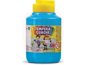 Tinta Guache 250ml Azul Celeste - Acrilex