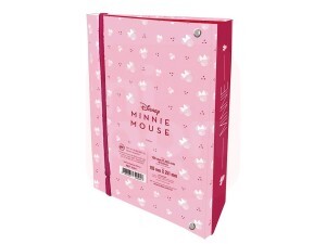 Fichário Colegial com elástico Minnie com 48 Folhas decoradas – 3781