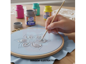 Tinta Para Tecido 37 ml – Cinza 933