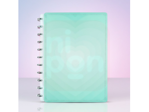 Caderno Inteligente Turquoise Love – Grande 80 folhas